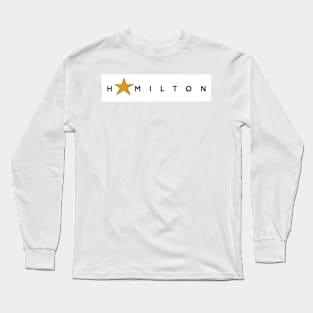 Hamilton Musical Title Long Sleeve T-Shirt